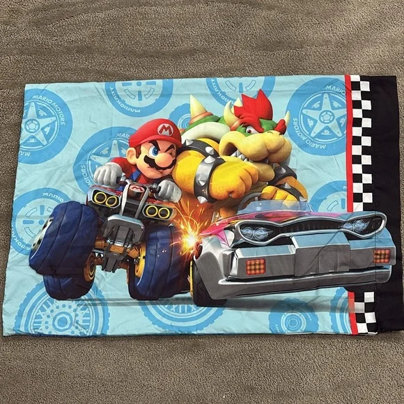 Nintendo Mario Kart Racing Pillowcase - Picture 2 of 2